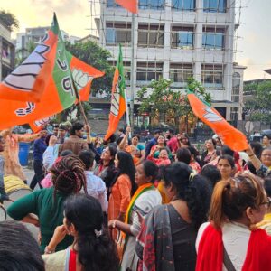 BJP Mira-Bhayandar Victory Celebration for Wins in West Bengal, Assam and Puducherry