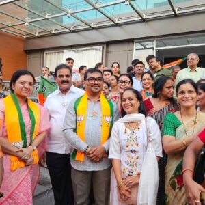 BJP Mira-Bhayandar Victory Celebration for Wins in West Bengal, Assam and Puducherry