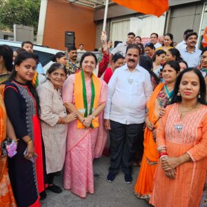 BJP Mira-Bhayandar Victory Celebration for Wins in West Bengal, Assam and Puducherry