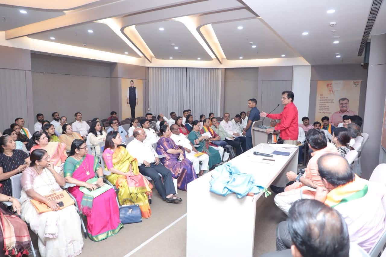 SIR Review Meeting Held in the Presence of BJP Maharashtra Vice President Shri Kirit Somaiya
