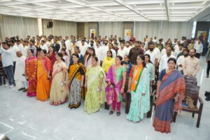 Viksit Bharat Sankalp Sabha and Seva Jyoti Yatra organised under Seva Sankalp Abhiyan at BJP Mira-Bhayandar District Office.